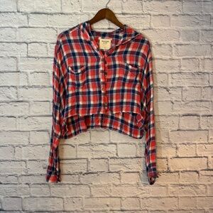 Abercrombie & Fitch Light Flannel Hoodie